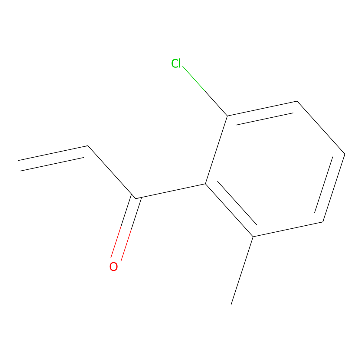 1-(2-Chloro-6-methylphenyl)prop-2-en-1-one molecular structure, CAS 1822677-17-7