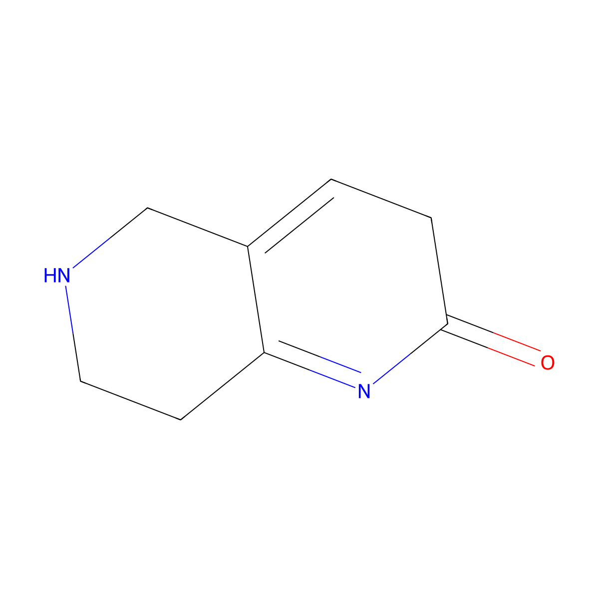 1,6-Naphthyridin-2(1H)-one,5,6,7,8-tetrahydro-(9CI) molecular structure, CAS 1822687-46-6