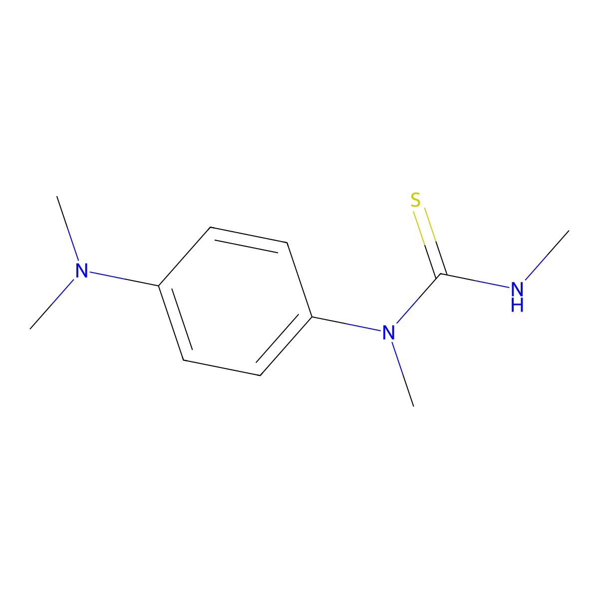 1-[4-(Dimethylamino)phenyl]-1,3-dimethylthiourea molecular structure, CAS 1822731-26-9
