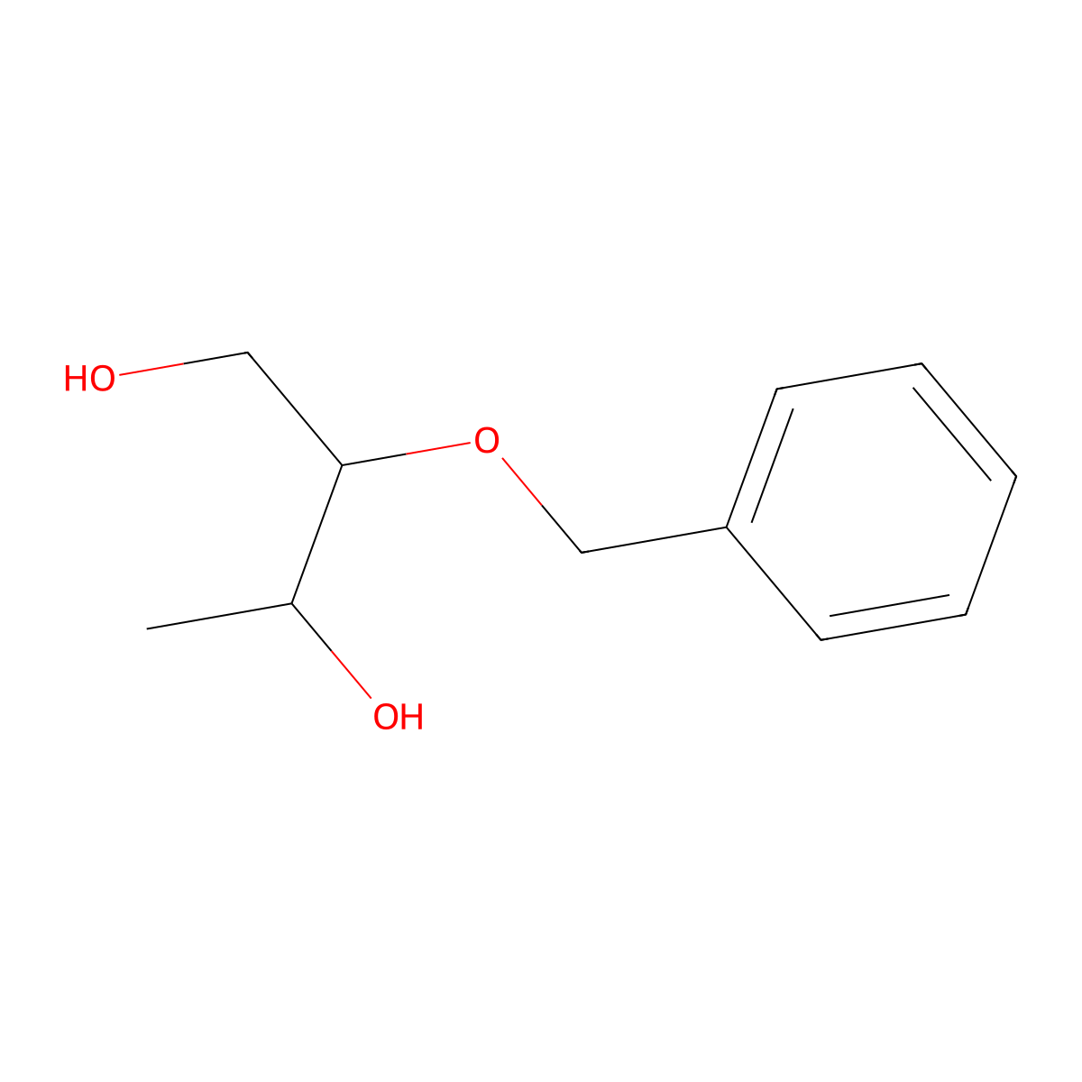 2-(Benzyloxy)butane-1,3-diol molecular structure, CAS 1822843-49-1