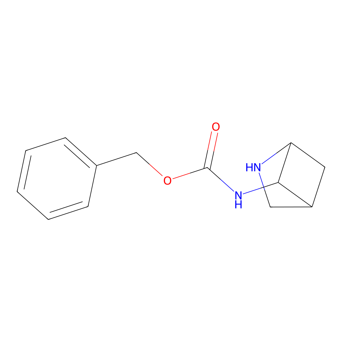 benzyl N-{2-azabicyclo[2.1.1]hexan-5-yl}carbamate molecular structure, CAS 1822844-54-1