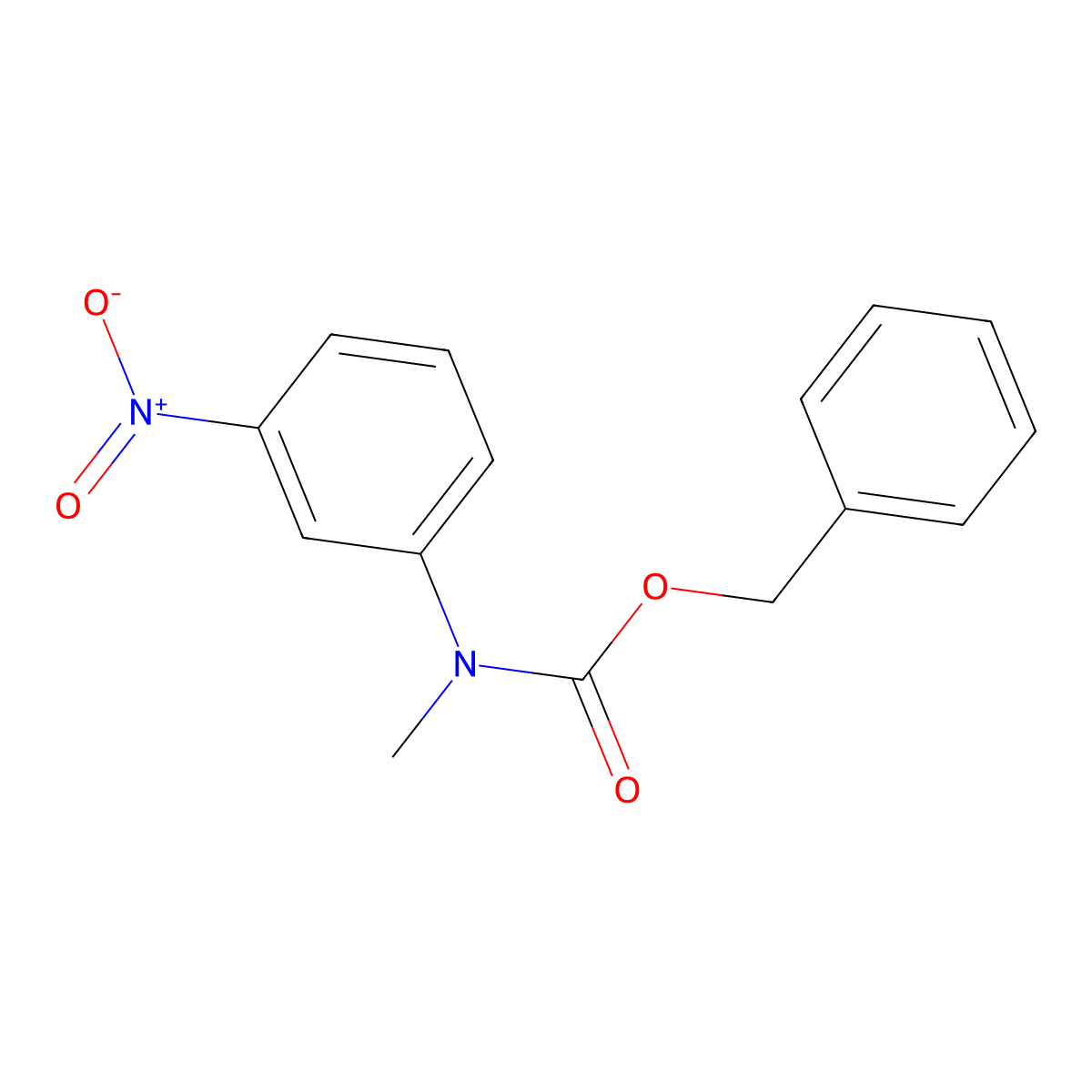 benzyl N-methyl-N-(3-nitrophenyl)carbamate molecular structure, CAS 1822852-34-5