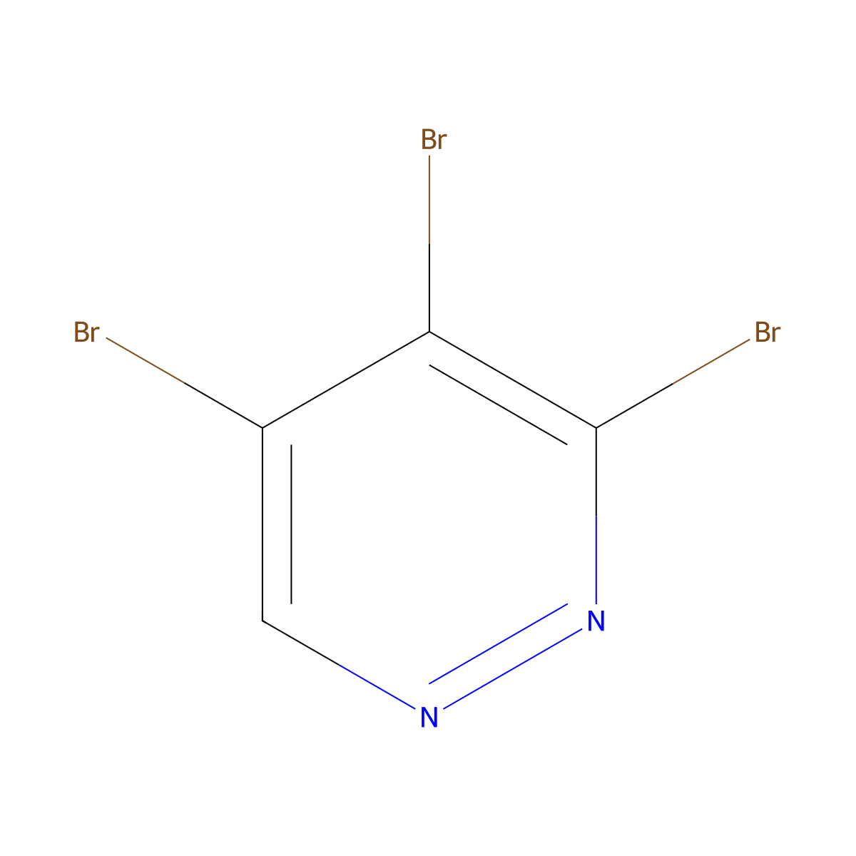 3,4,5-Tribromopyridazine molecular structure, CAS 1822854-37-4