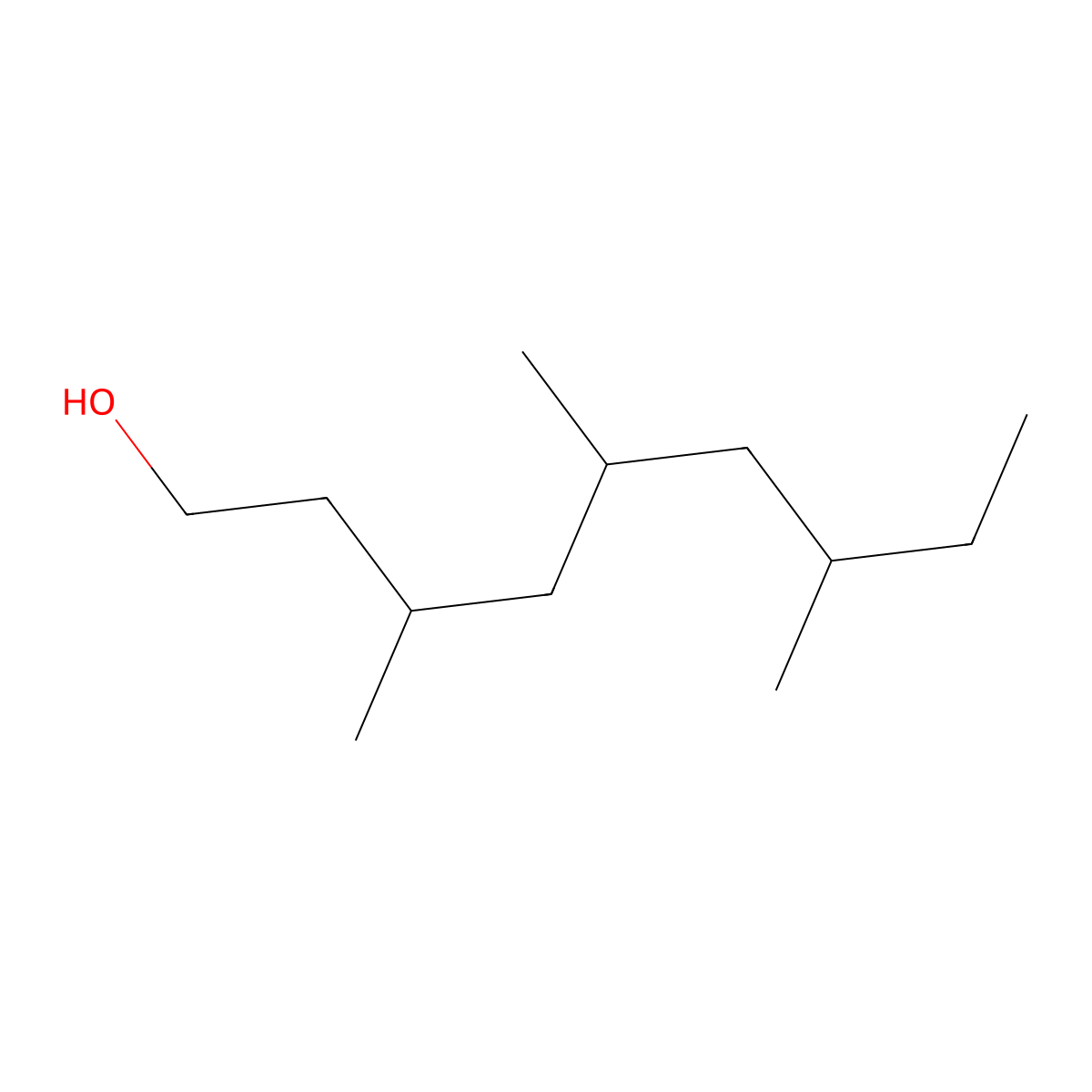 3,5,7-Trimethylnonan-1-ol molecular structure, CAS 1822855-03-7