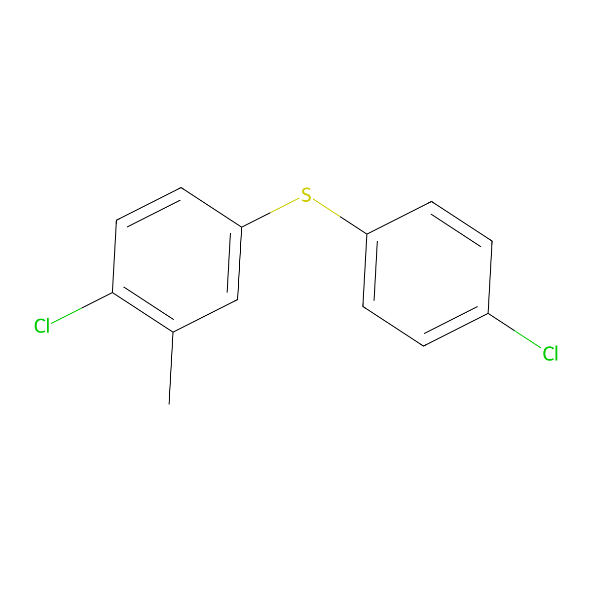 1-Chloro-4-[(4-chlorophenyl)thio]-2-methylbenzene molecular structure, CAS 1822868-02-9