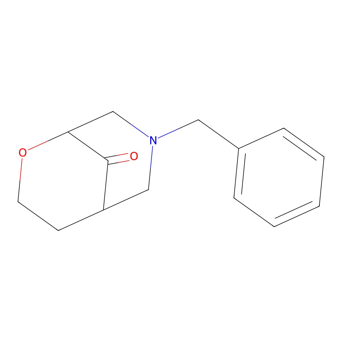7-Benzyl-2-oxa-7-azabicyclo[3.3.1]nonan-9-one molecular structure, CAS 1822868-49-4