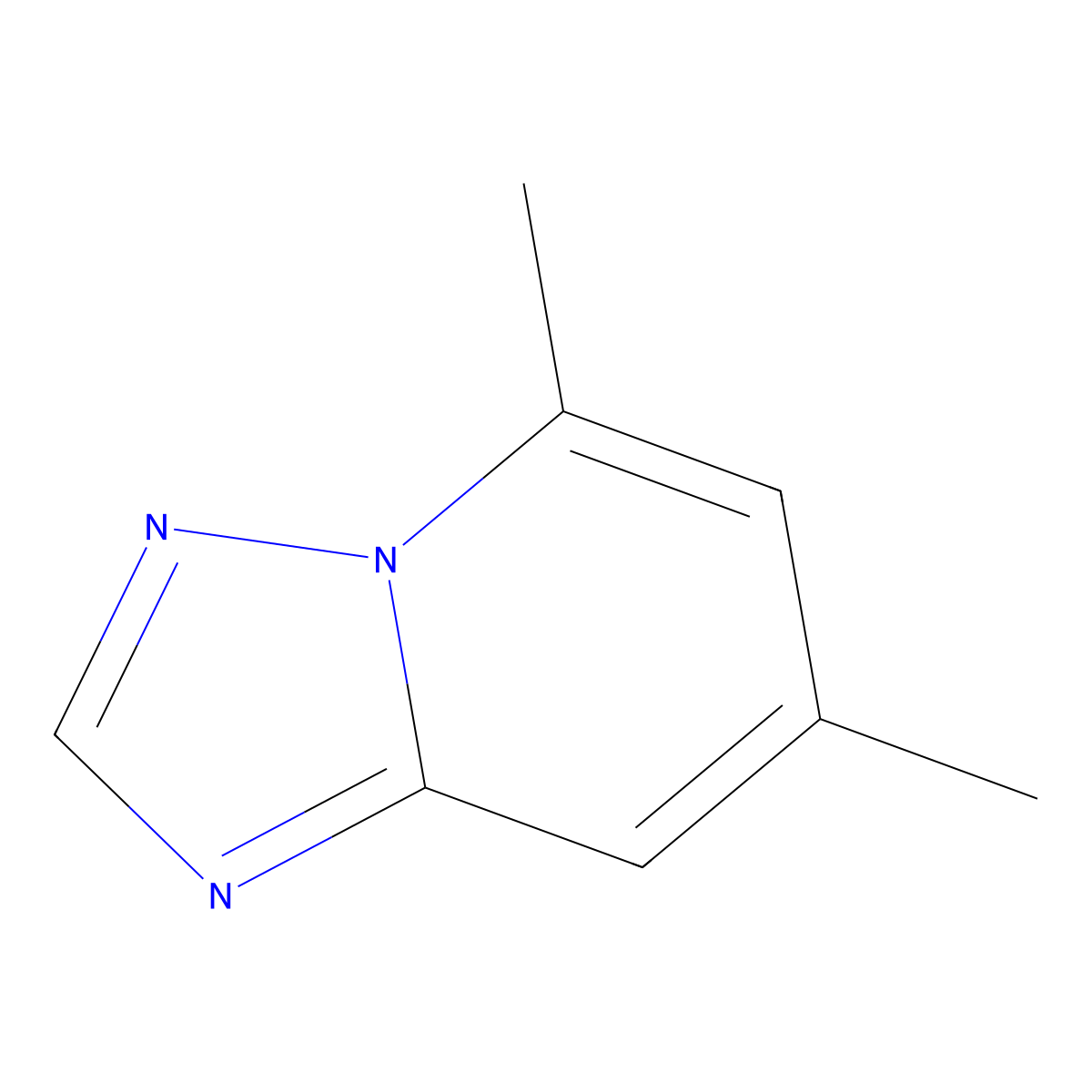 5,7-Dimethyl-[1,2,4]triazolo[1,5-a]pyridine molecular structure, CAS 1822869-12-4