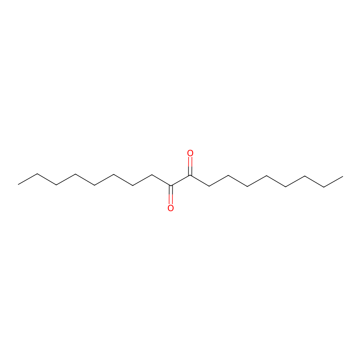 Octadecane-9,10-dione molecular structure, CAS 18229-30-6