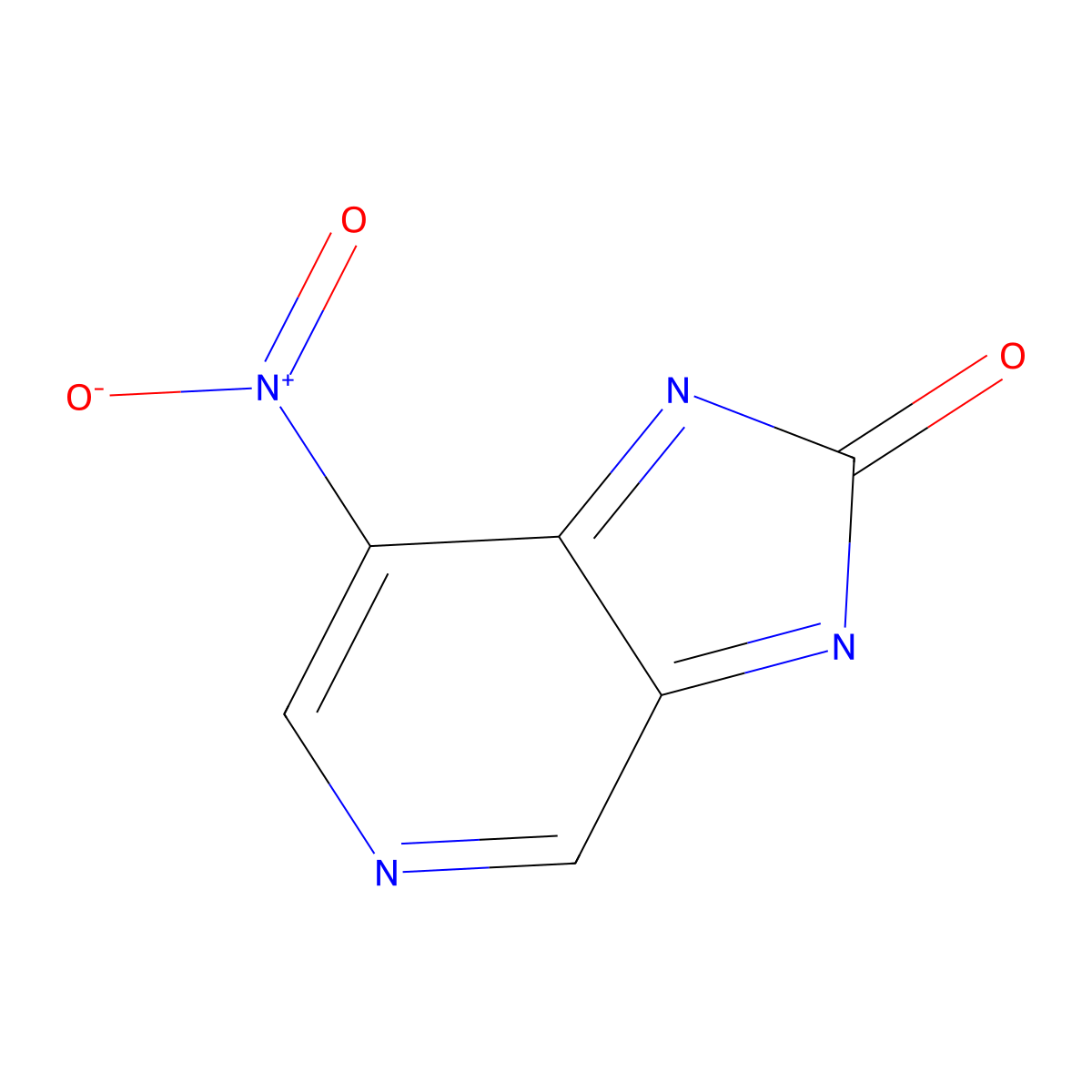7-Nitro-1H-imidazo[4,5-c]pyridin-2(3H)-one molecular structure, CAS 1822945-89-0