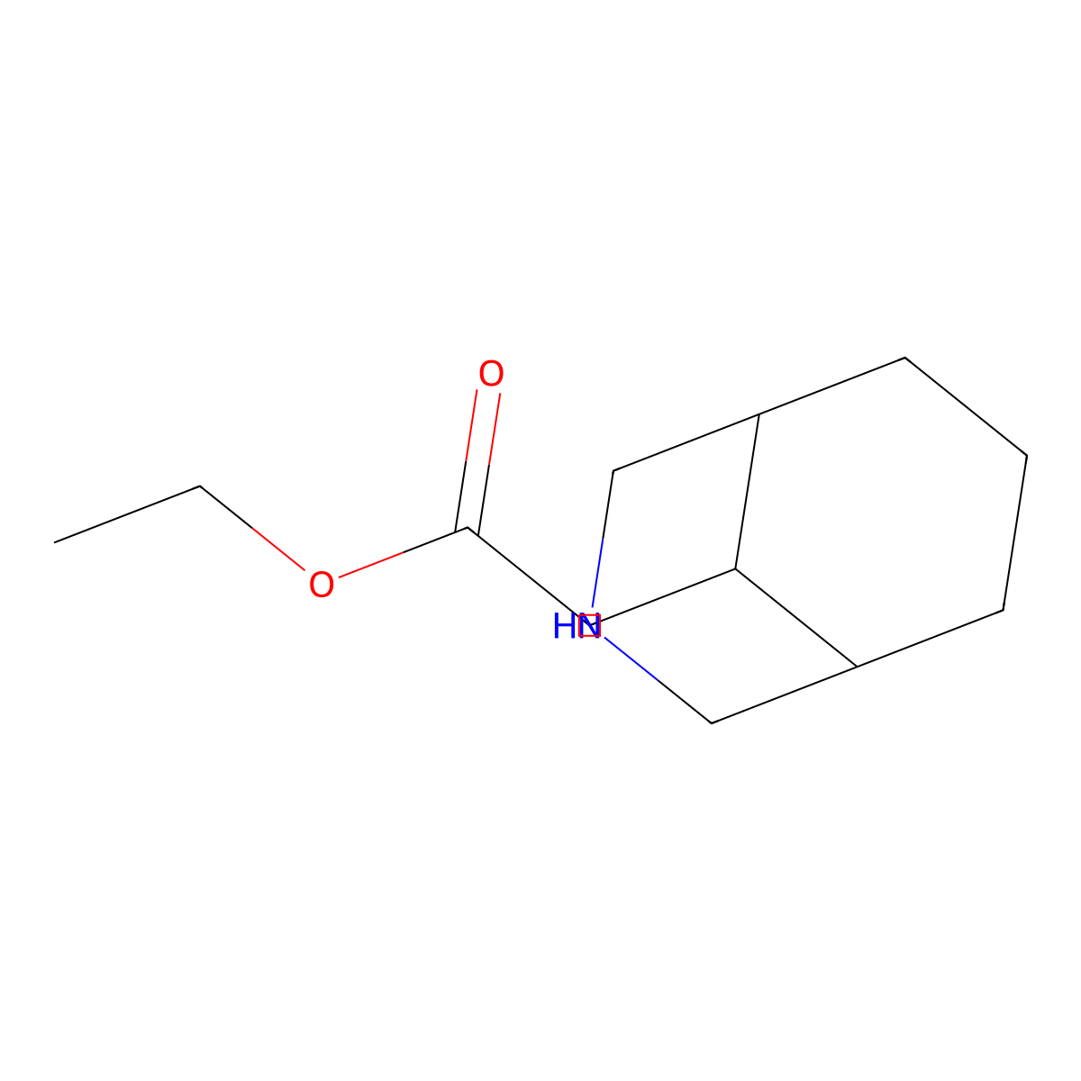 Ethyl 2-{3-azabicyclo[3.3.1]nonan-9-yl}acetate molecular structure, CAS 1822960-75-7