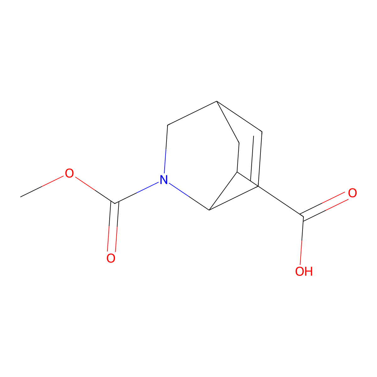 2-(Methoxycarbonyl)-2-azabicyclo[2.2.2]oct-7-ene-6-carboxylic acid molecular structure, CAS 1822965-71-8