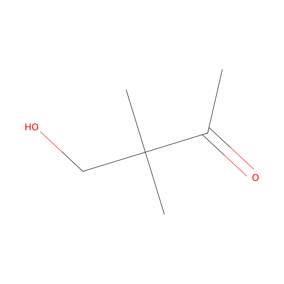 4-Hydroxy-3,3-dimethylbutan-2-one molecular structure, CAS 1823-90-1