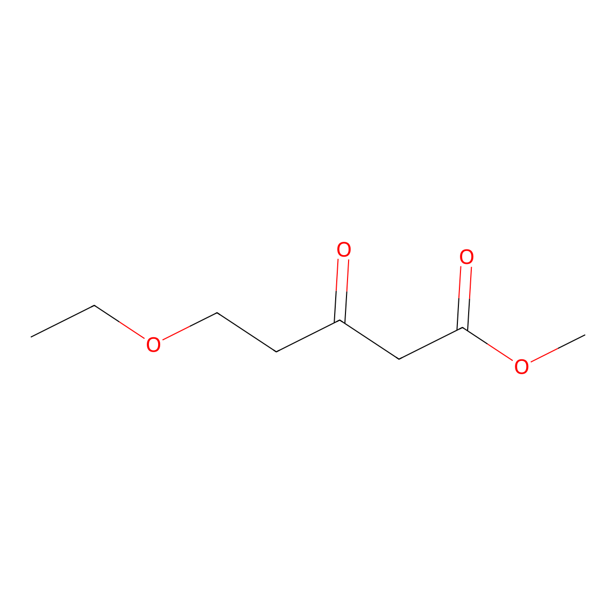 Methyl 5-ethoxy-3-oxopentanoate molecular structure, CAS 18230-00-7
