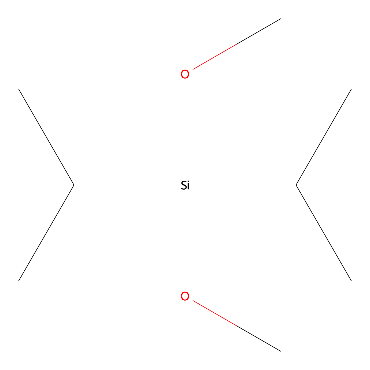 Silane, dimethoxybis(1-methylethyl)- molecular structure, CAS 18230-61-0