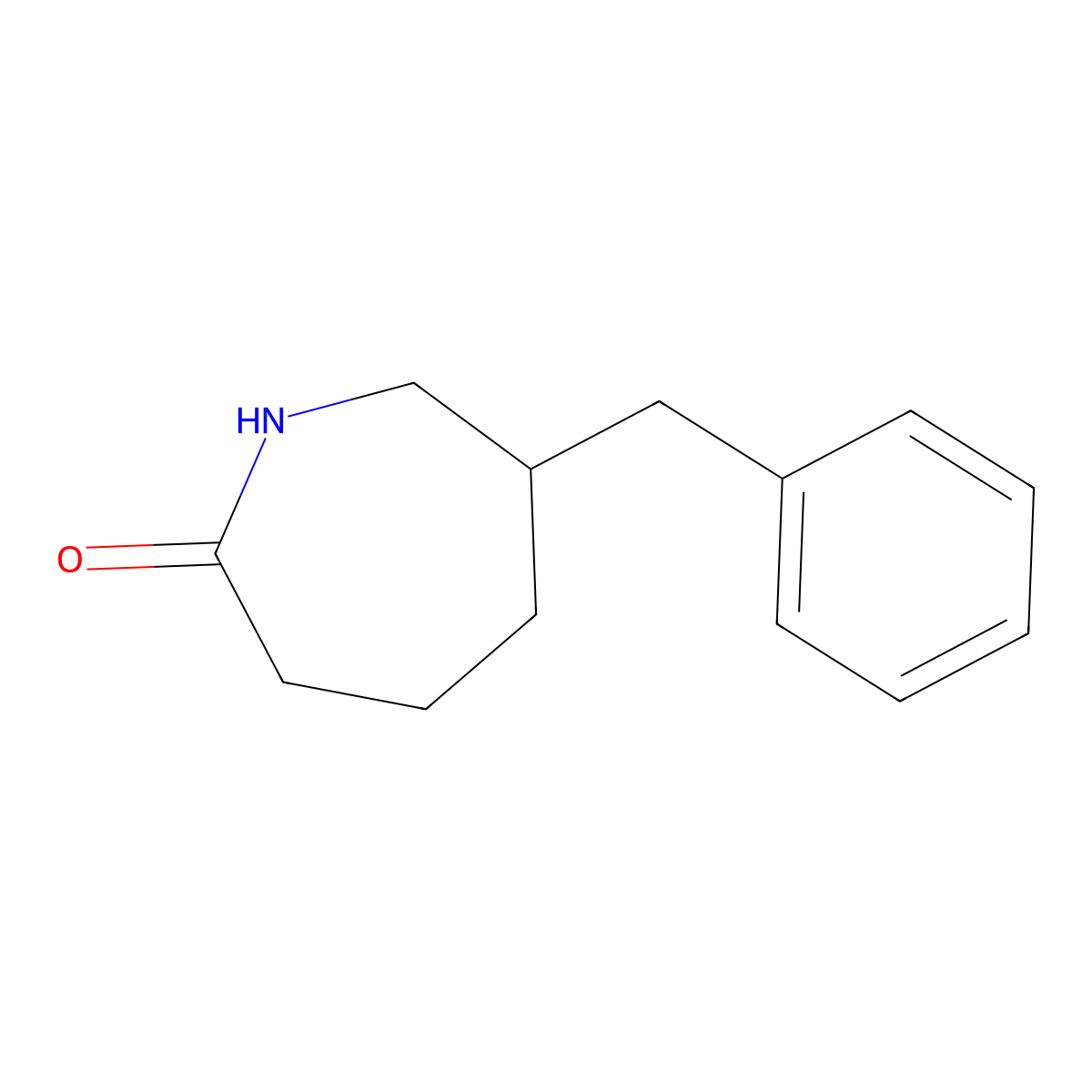 6-Benzylazepan-2-one molecular structure, CAS 1823003-06-0