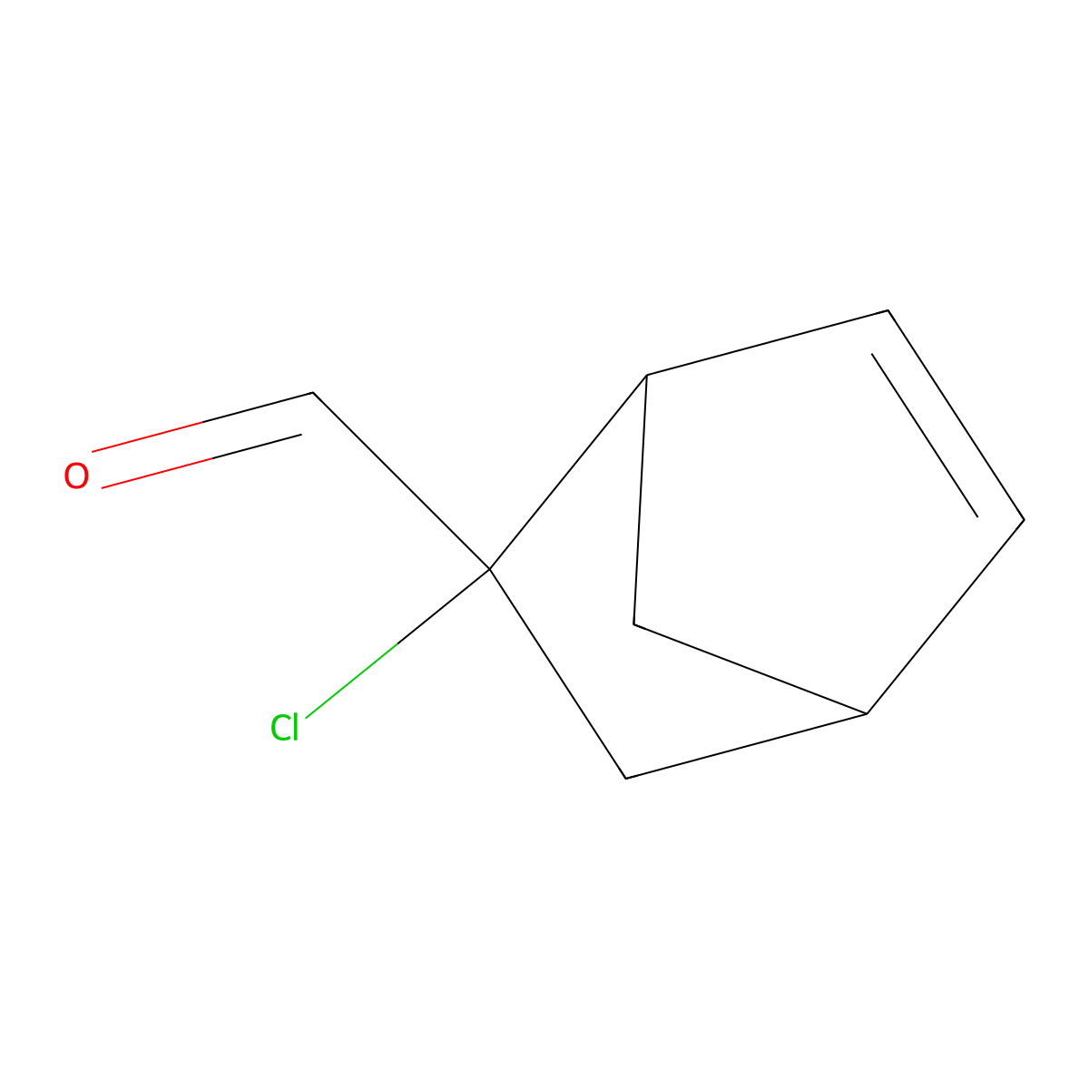 2-Chlorobicyclo[2.2.1]hept-5-ene-2-carbaldehyde molecular structure, CAS 1823003-44-6