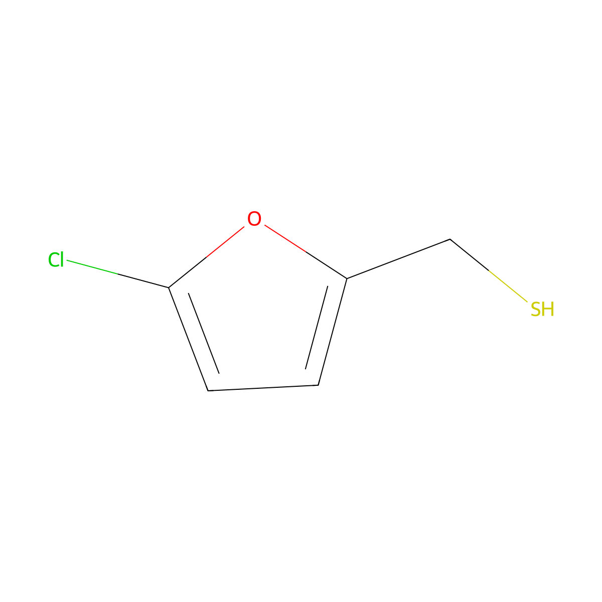 (5-Chlorofuran-2-yl)methanethiol molecular structure, CAS 1823024-15-2