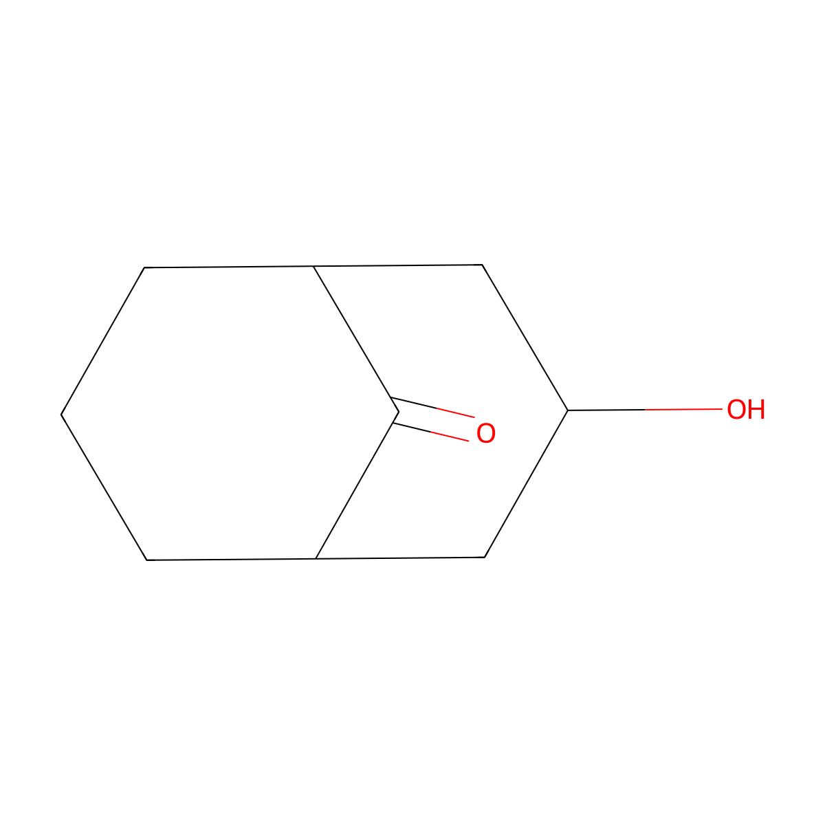 3-Hydroxybicyclo[3.3.1]nonan-9-one molecular structure, CAS 1823026-91-0