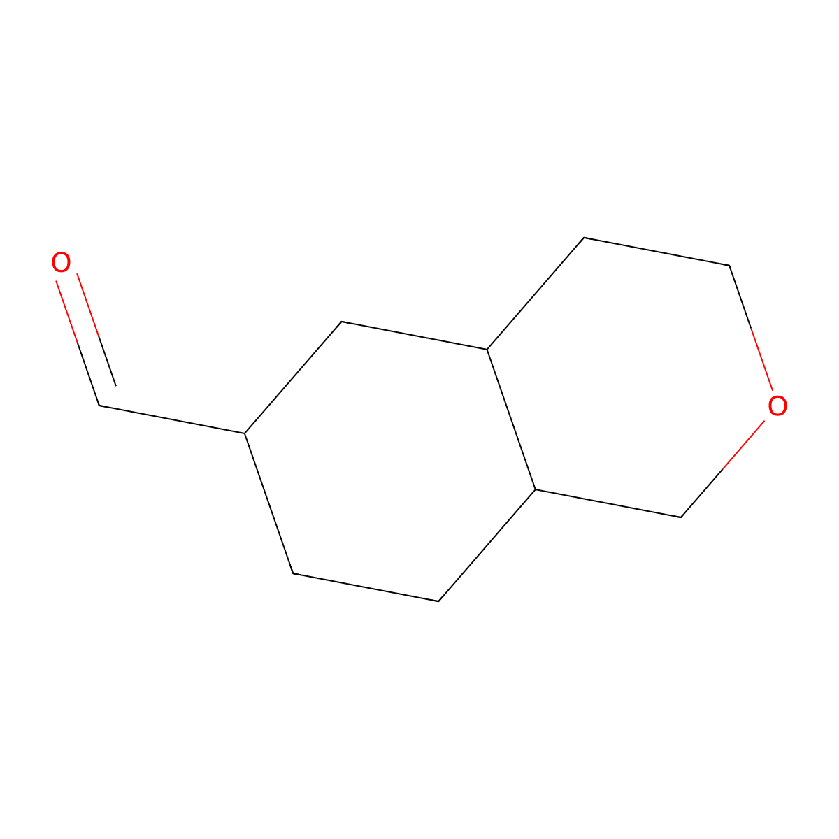 octahydro-1H-2-benzopyran-6-carbaldehyde molecular structure, CAS 1823038-30-7