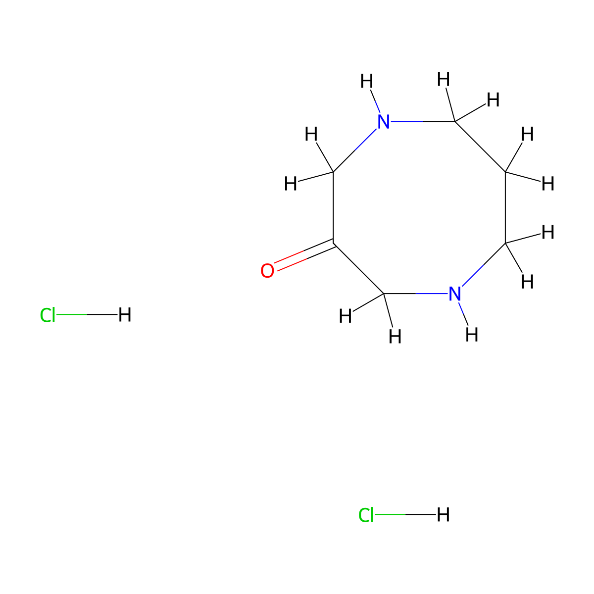 1,5-Diazocan-3-one 2HCl molecular structure, CAS 1823050-64-1
