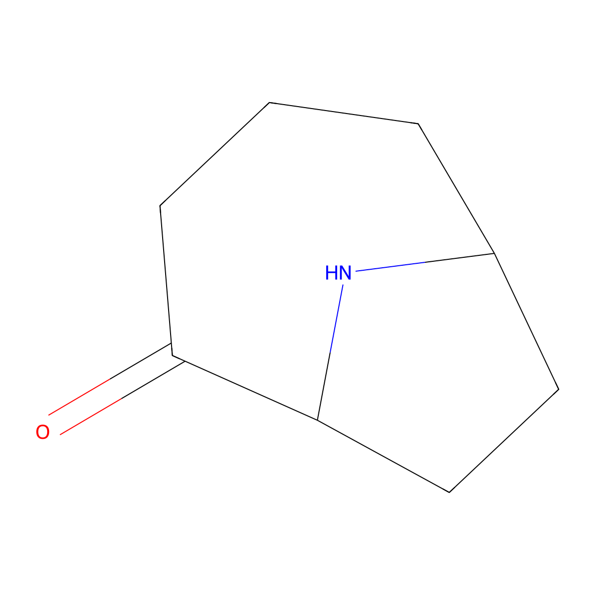 9-Azabicyclo[4.2.1]nonan-2-one molecular structure, CAS 1823057-99-3