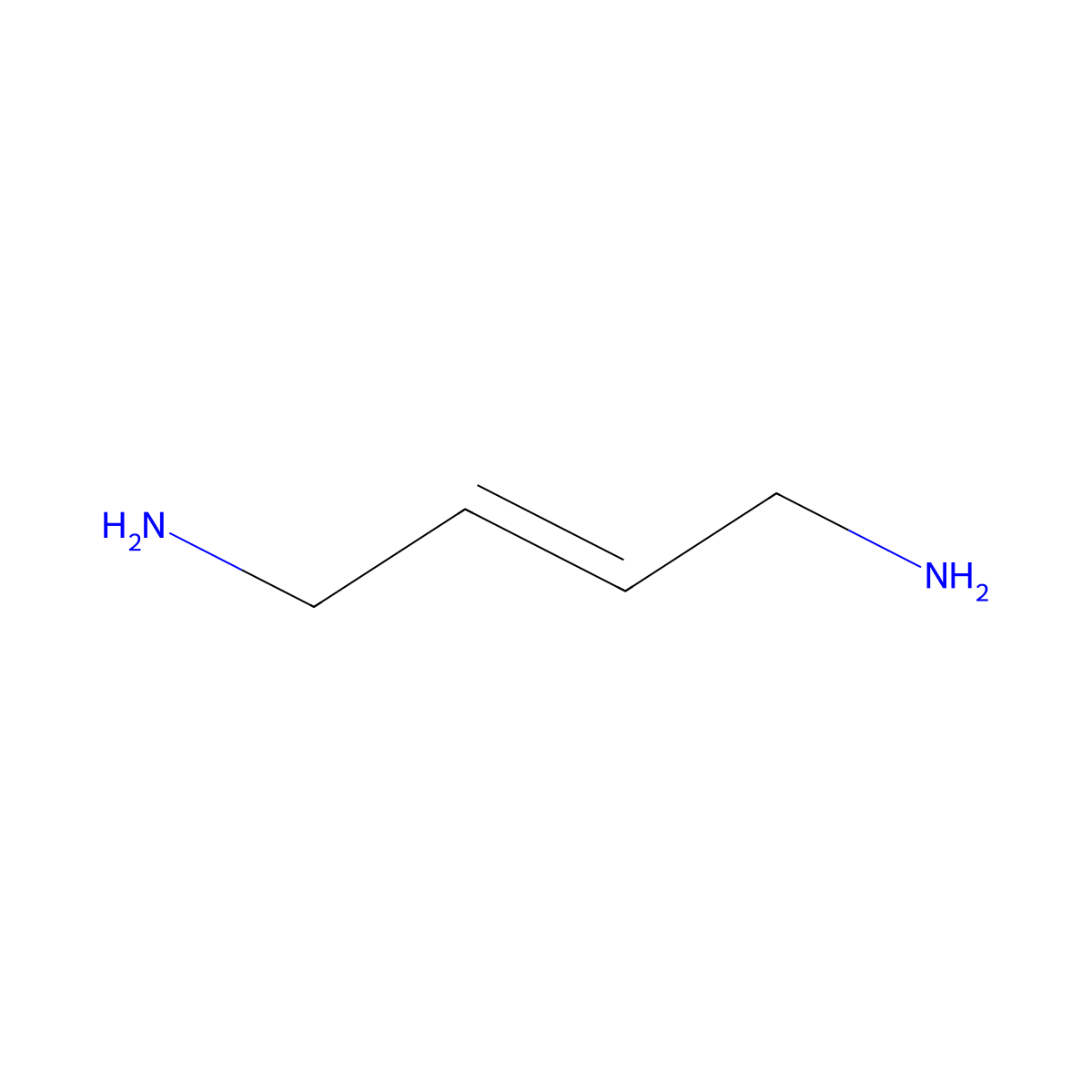Diaminobutene molecular structure, CAS 18231-61-3