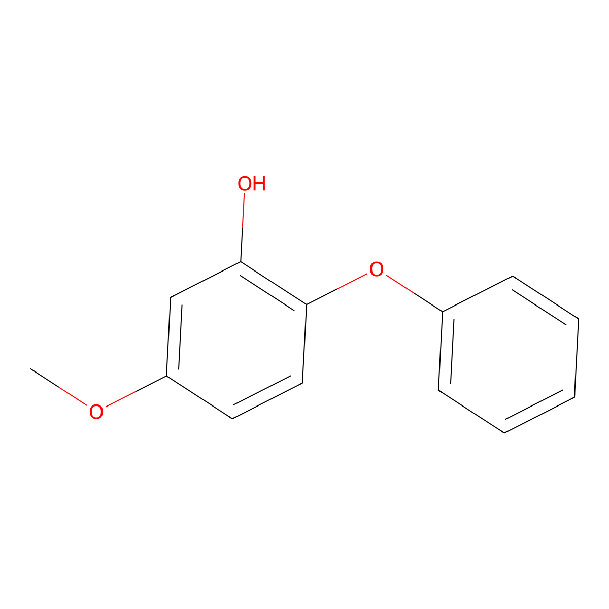 5-Methoxy-2-phenoxyphenol molecular structure, CAS 1823193-85-6