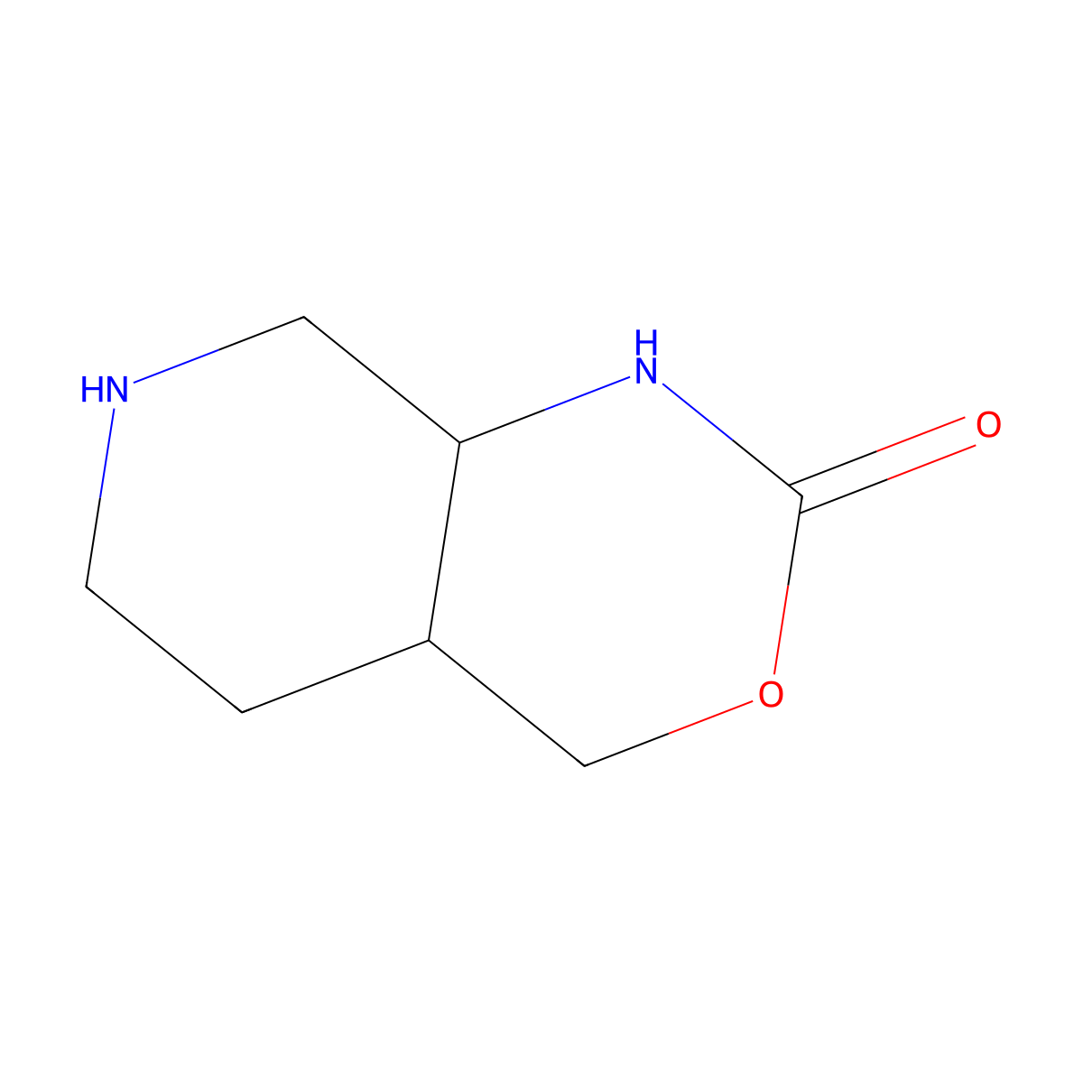 Octahydro-1H-pyrido[3,4-d][1,3]oxazin-2-one molecular structure, CAS 1823228-05-2