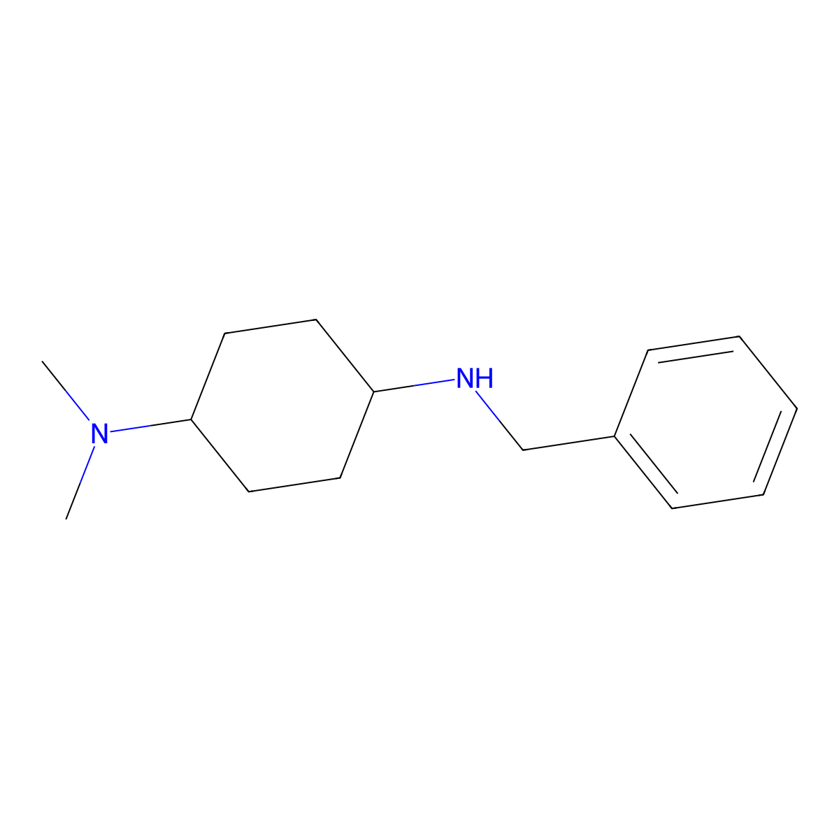 N1-Benzyl-n4,n4-dimethylcyclohexane-1,4-diamine molecular structure, CAS 1823229-61-3