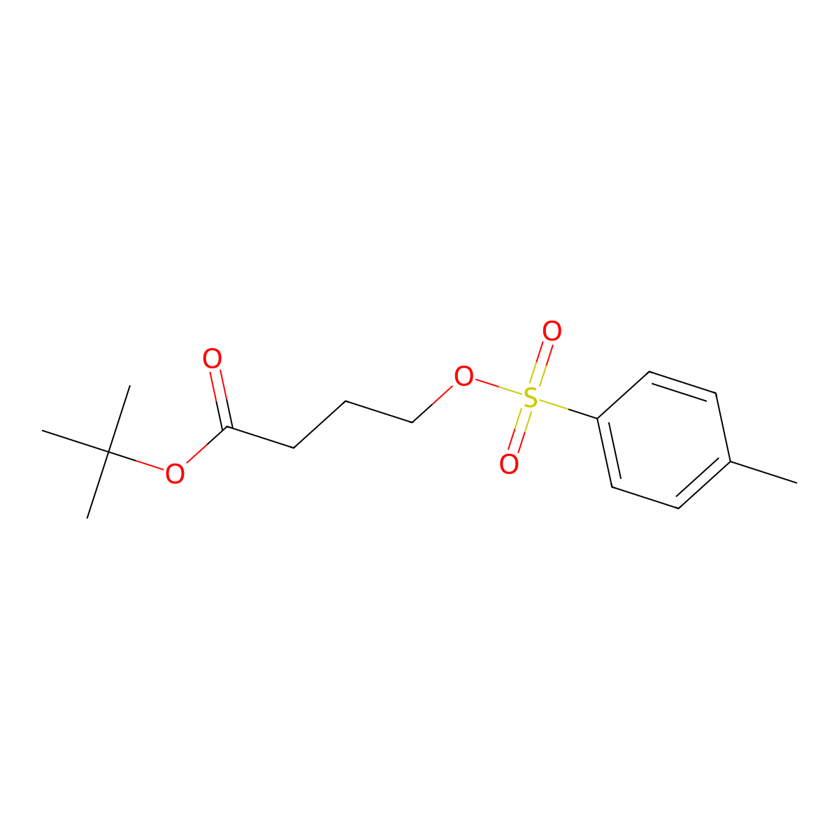 tert-Butyl 4-(tosyloxy)butanoate molecular structure, CAS 1823233-32-4