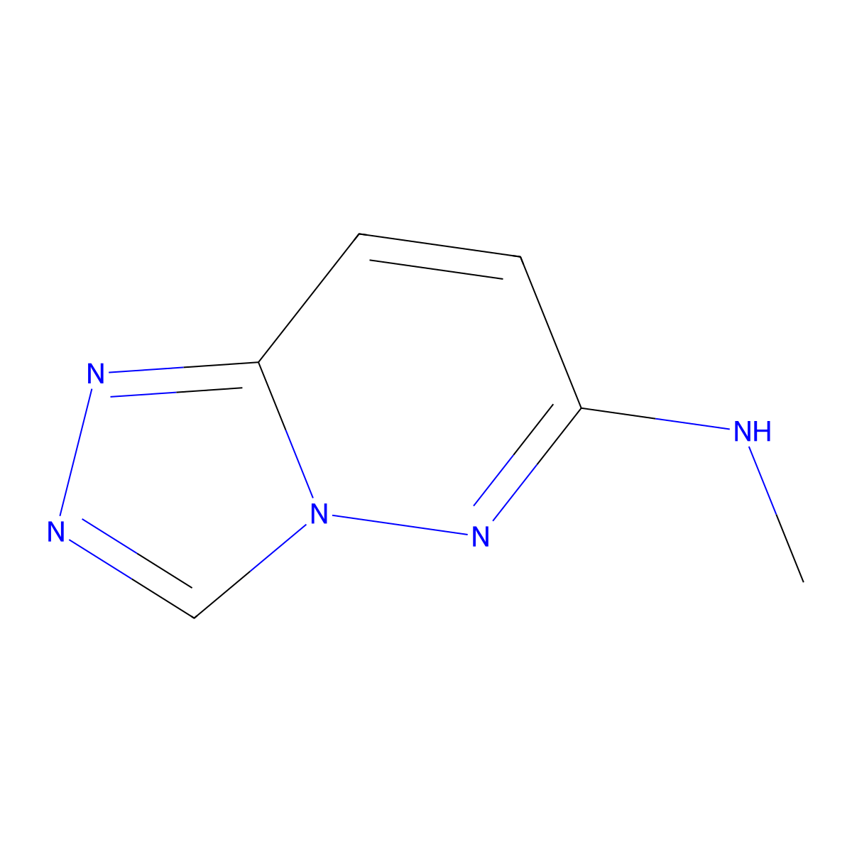 N-Methyl-[1,2,4]triazolo[4,3-B]pyridazin-6-amine molecular structure, CAS 1823239-97-9