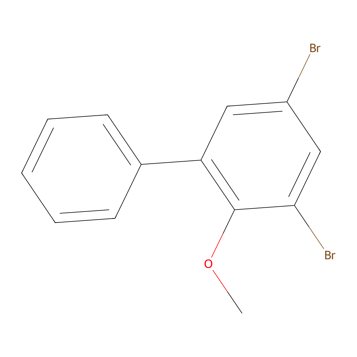 3,5-Dibromo-2-methoxy-1,1'-biphenyl molecular structure, CAS 1823245-10-8