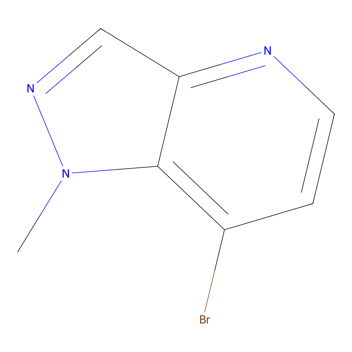 7-Bromo-1-methyl-pyrazolo[4,3-b]pyridine molecular structure, CAS 1823268-58-1