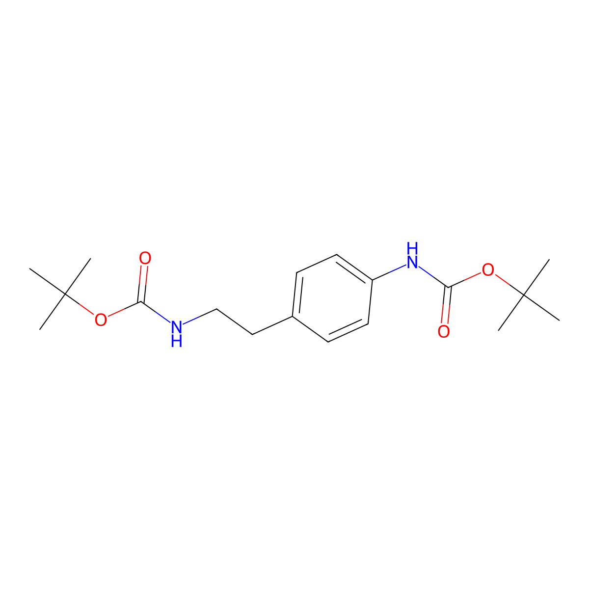 N-Boc-4-(2-boc-aminoethyl)-aniline molecular structure, CAS 1823291-67-3