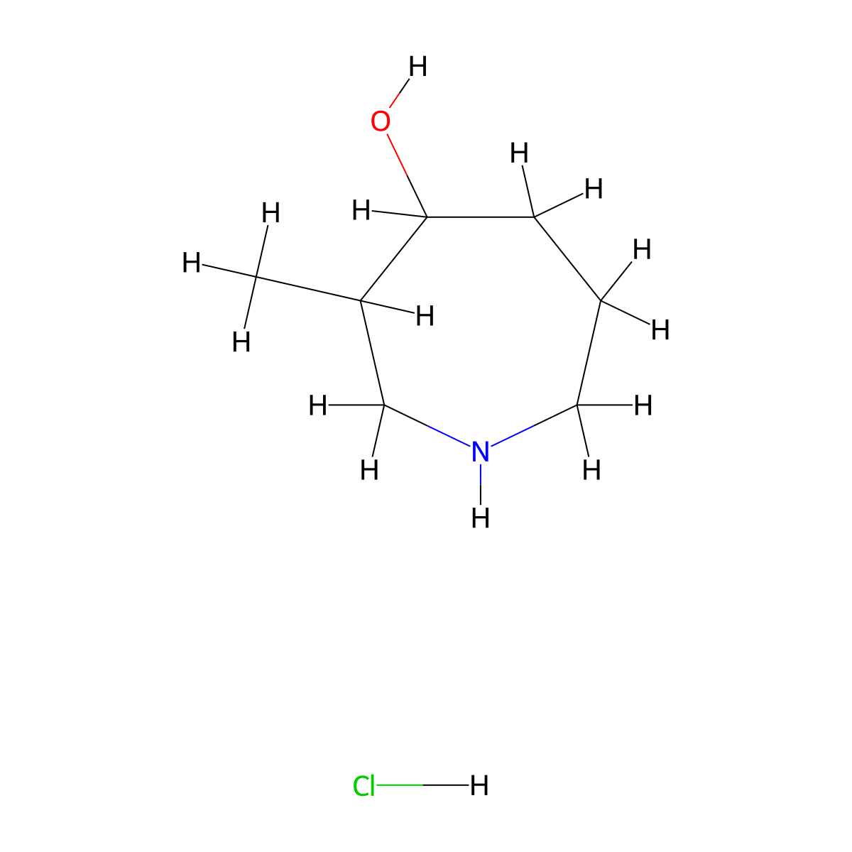 3-Methylazepan-4-ol hydrochloride molecular structure, CAS 1823315-42-9