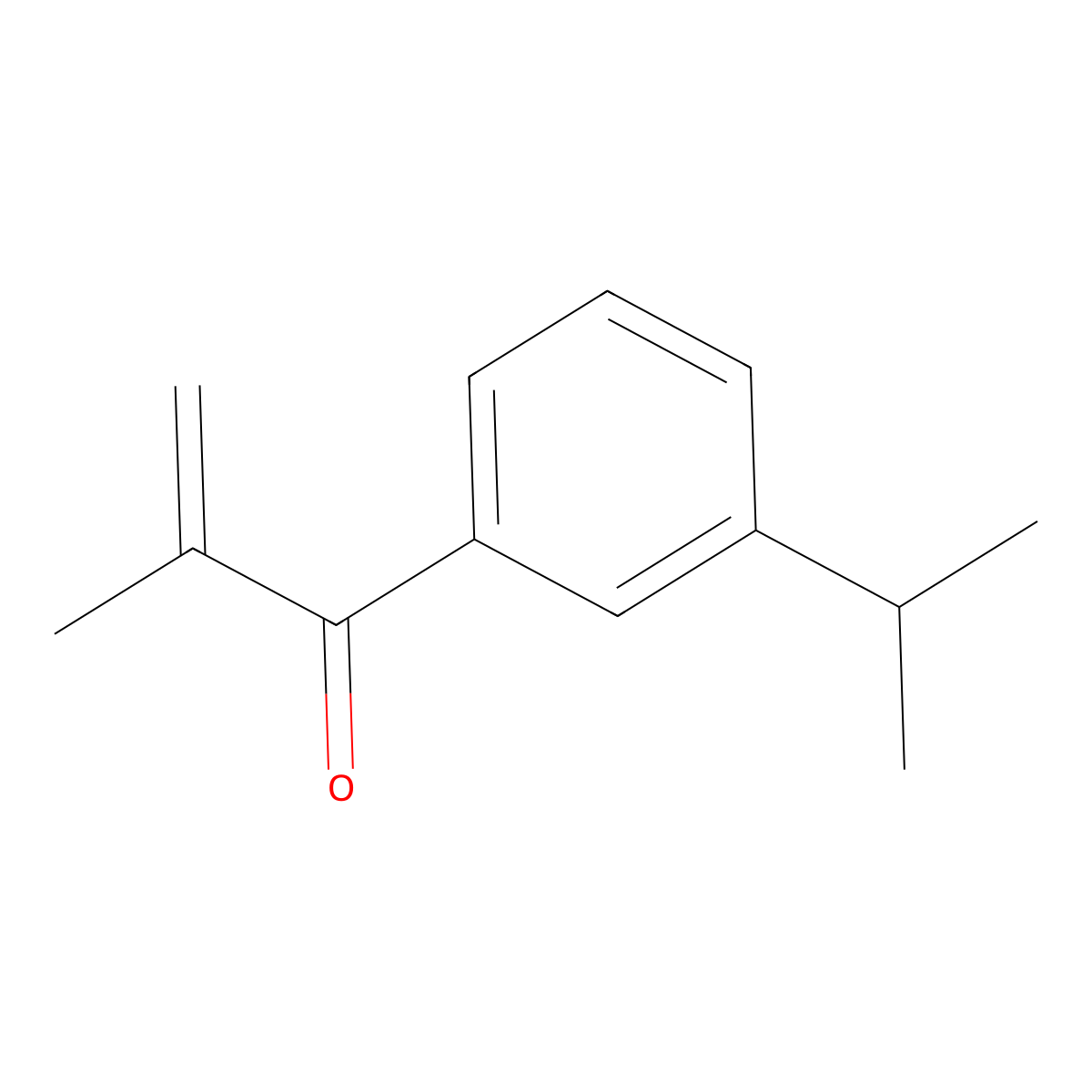 1-(3-Isopropylphenyl)-2-methylprop-2-en-1-one molecular structure, CAS 1823325-10-5