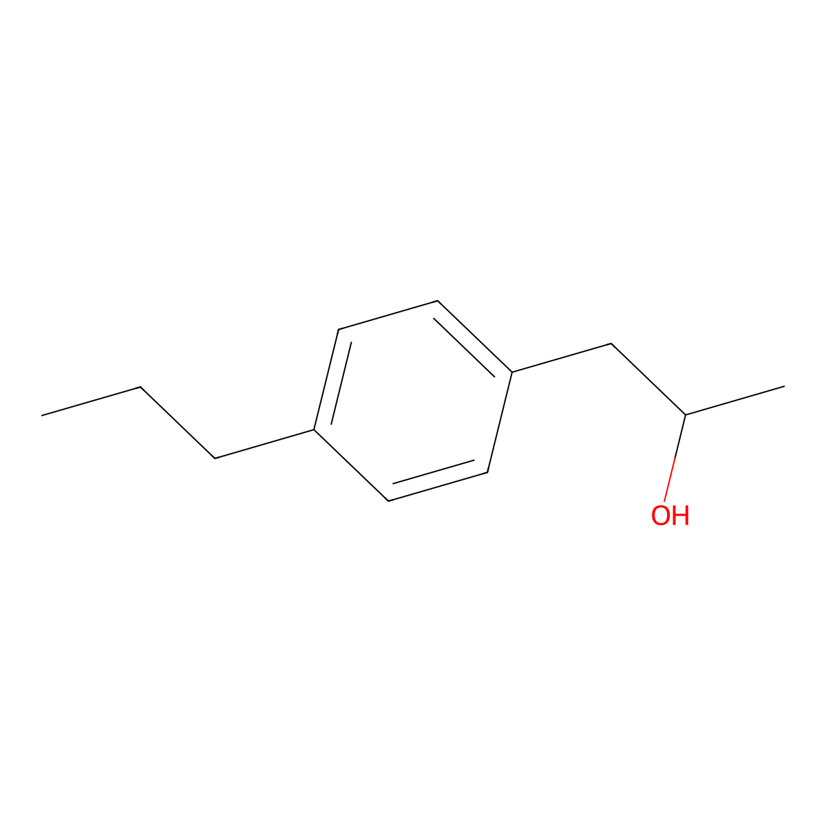 1-(4-n-Propylphenyl)-2-propanol molecular structure, CAS 1823325-31-0