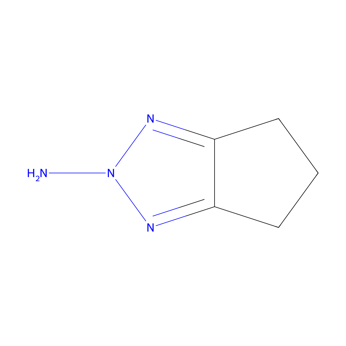 5,6-Dihydrocyclopenta[d][1,2,3]triazol-2(4H)-amine molecular structure, CAS 1823326-71-1