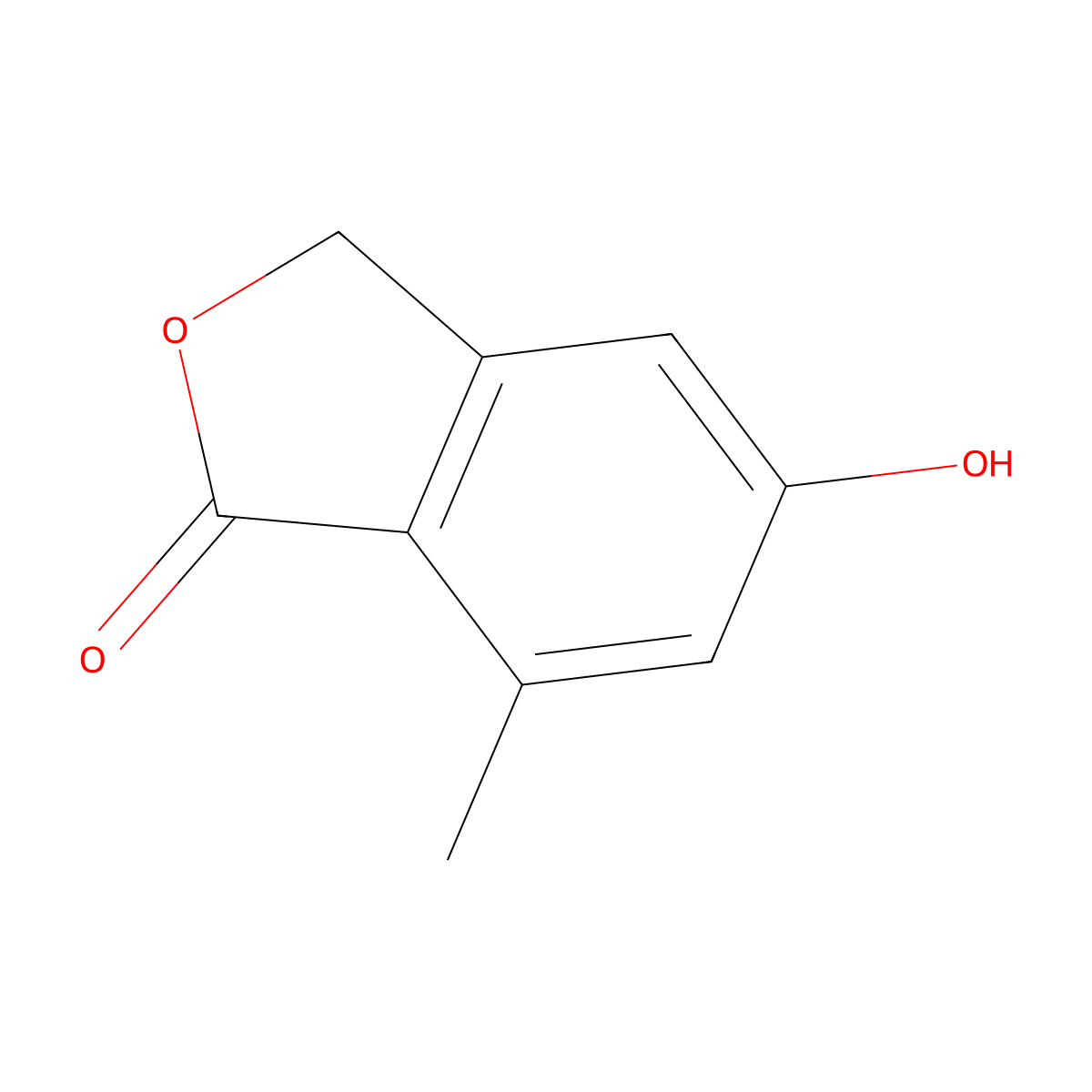 5-Hydroxy-7-methylisobenzofuran-1(3H)-one molecular structure, CAS 1823328-98-8
