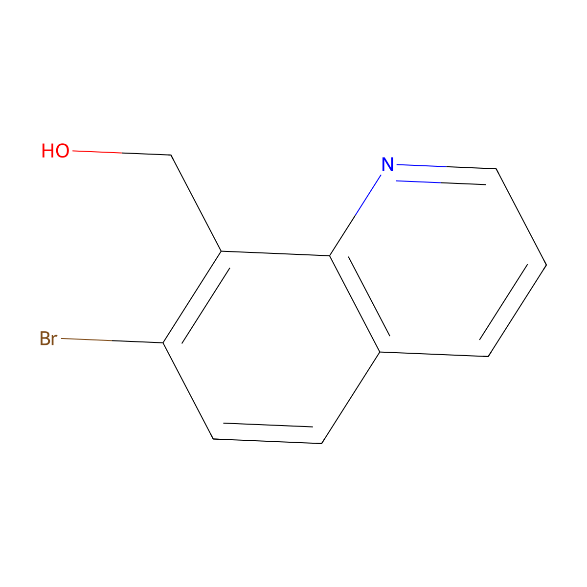 (7-Bromoquinolin-8-yl)methanol molecular structure, CAS 1823338-46-0