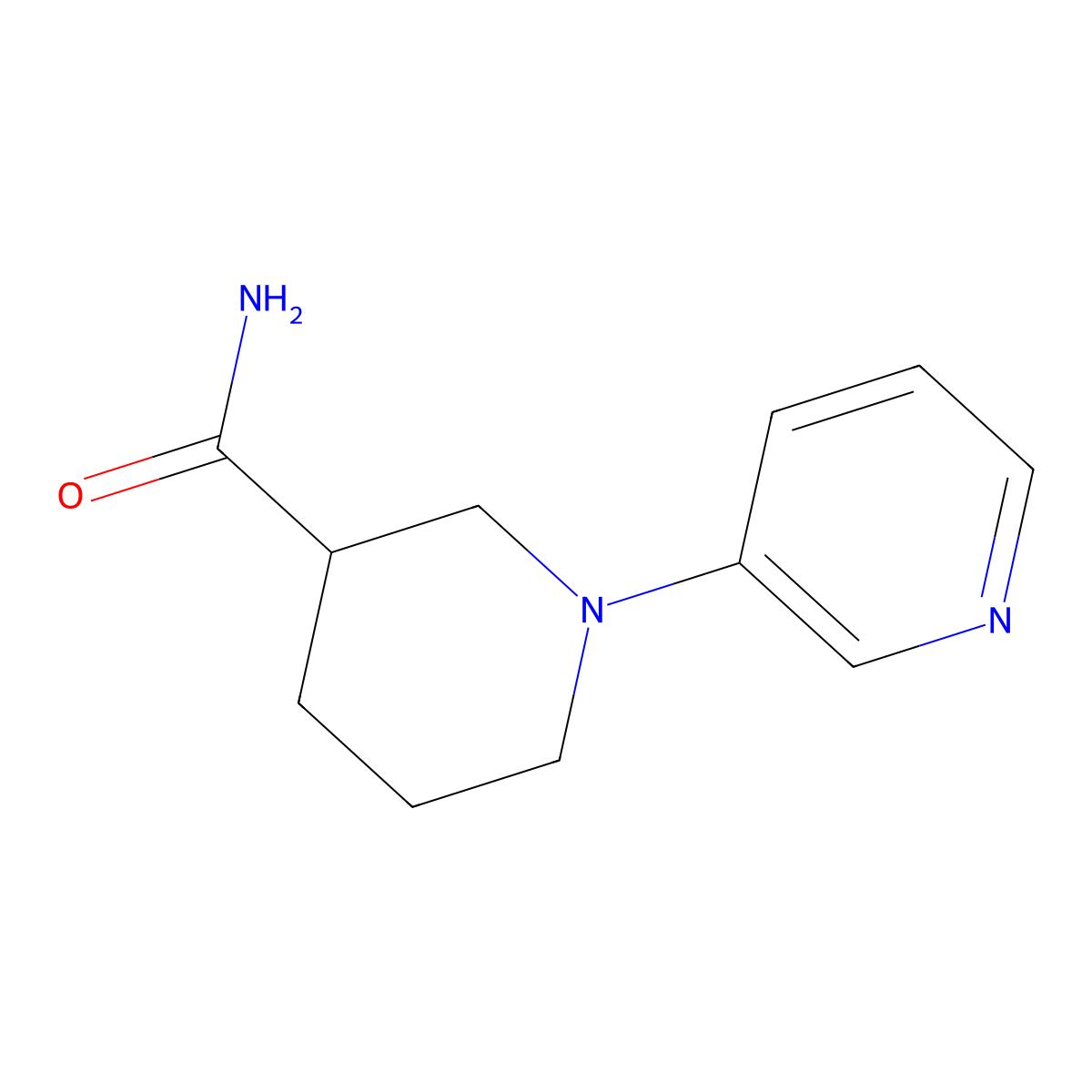 1-(Pyridin-3-yl)piperidine-3-carboxamide molecular structure, CAS 1823338-76-6