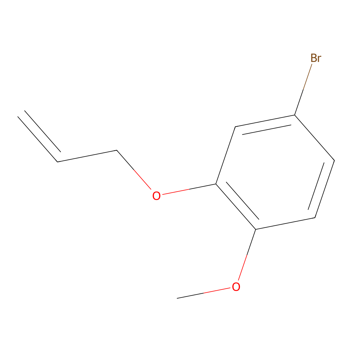 1-Bromo-3-allyloxy-4-methoxybenzene molecular structure, CAS 1823340-98-2