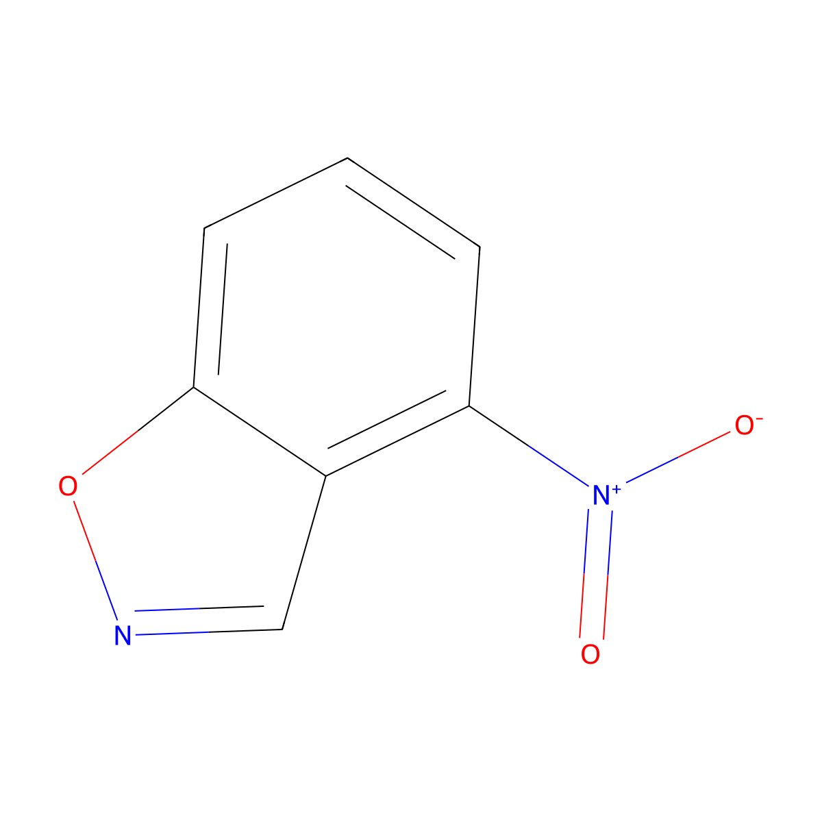 4-Nitrobenzo[d]isoxazole molecular structure, CAS 1823353-28-1