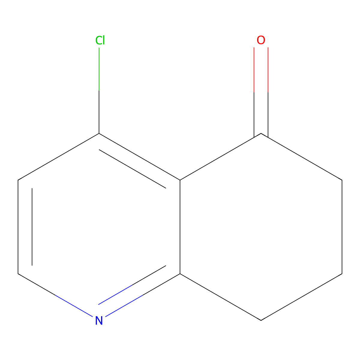 4-Chloro-5,6,7,8-tetrahydroquinolin-5-one molecular structure, CAS 1823355-08-3