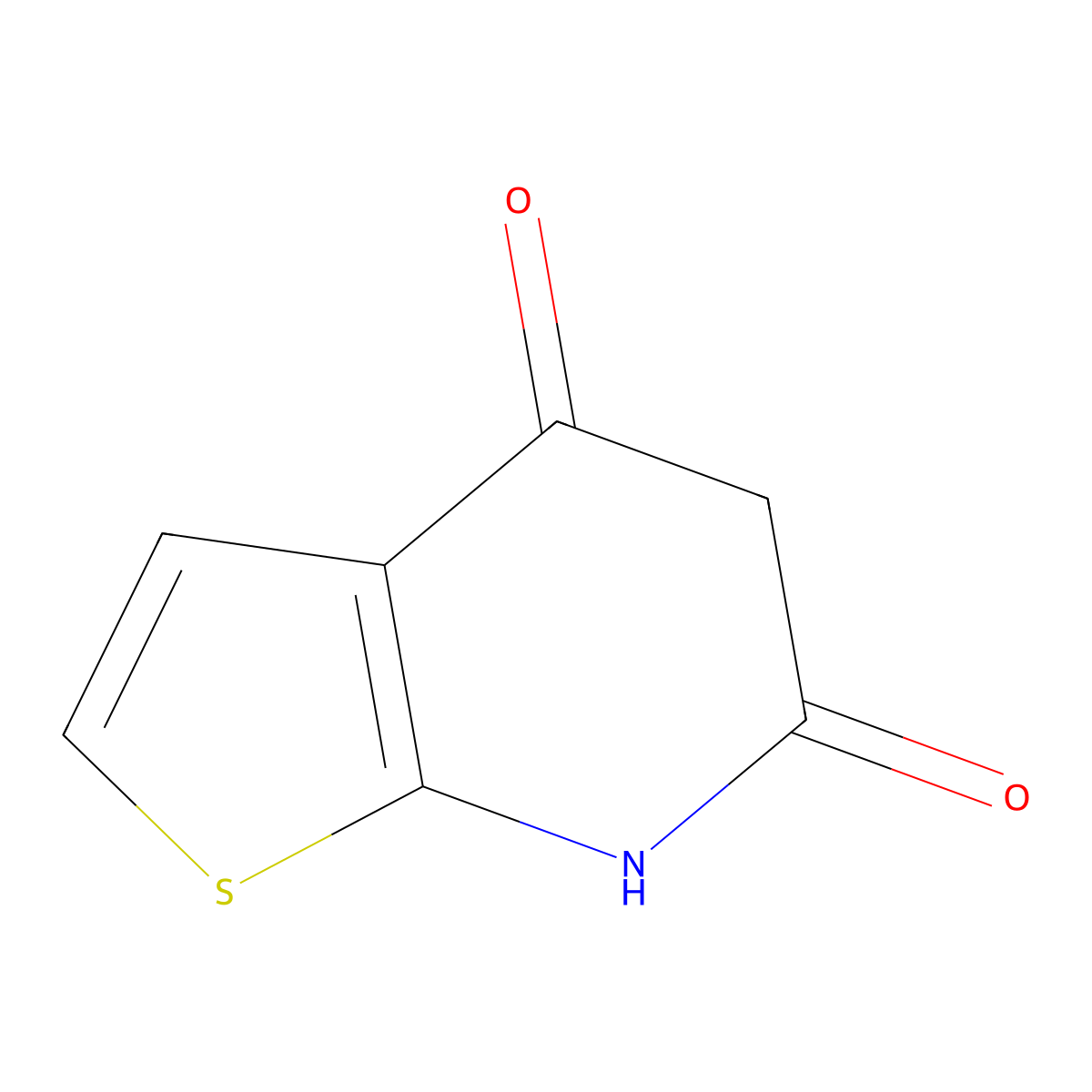 thieno[2,3-b]pyridine-4,6(5H,7H)-dione molecular structure, CAS 1823362-46-4