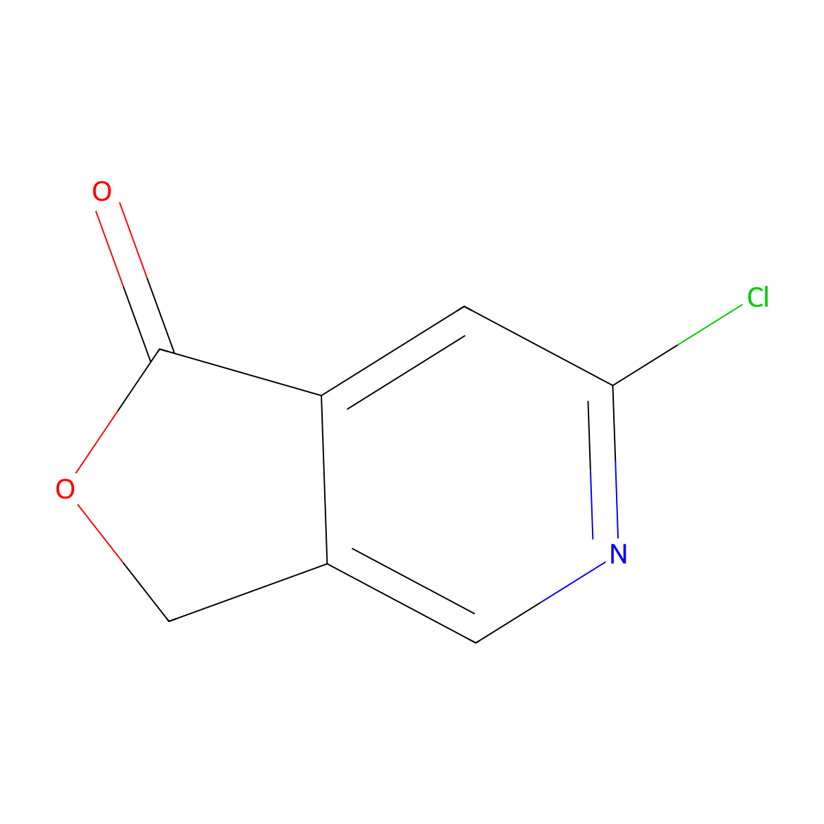 6-Chlorofuro[3,4-C]pyridin-1(3H)-one molecular structure, CAS 1823366-46-6