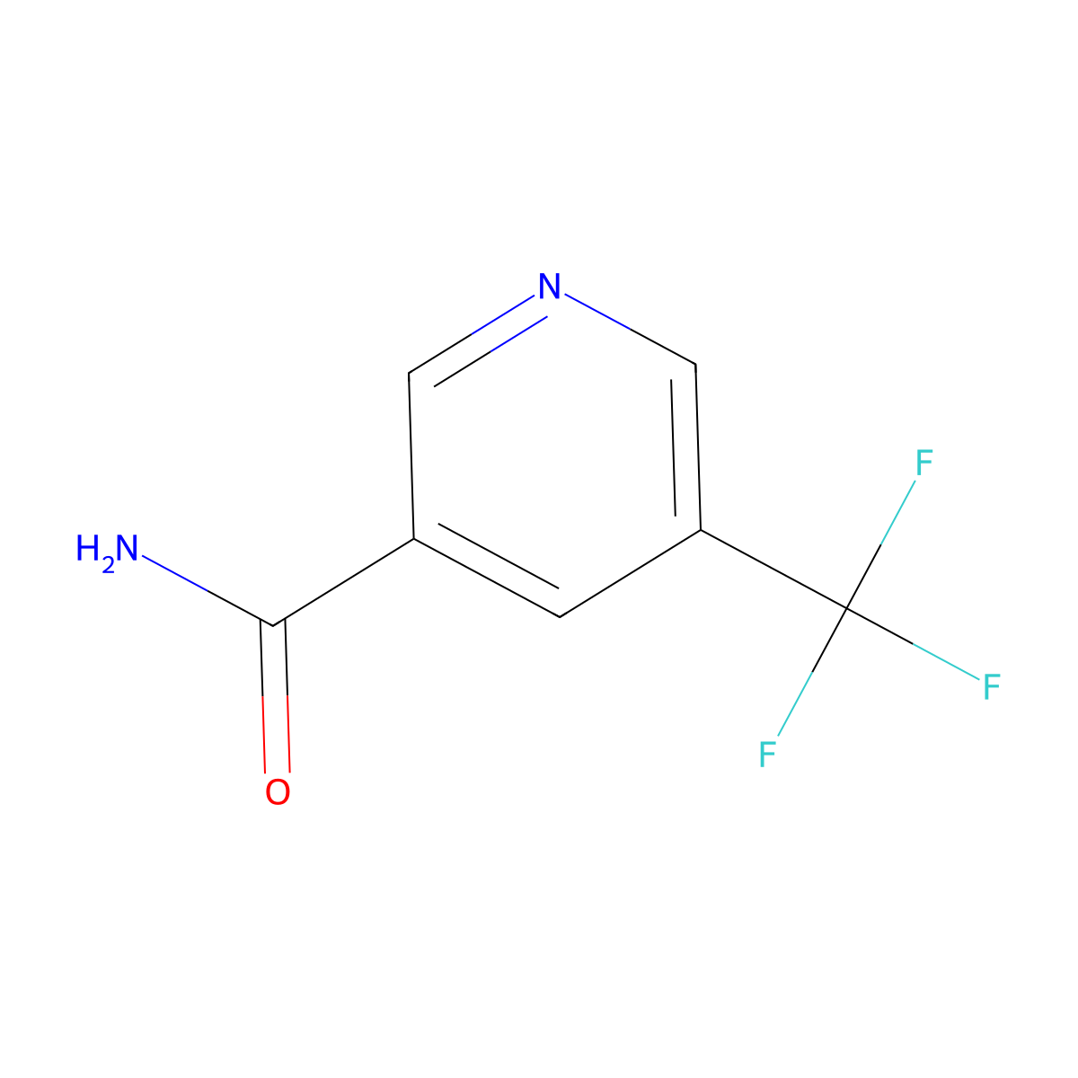5-(TRifluoromethyl)pyridine-3-carboxamide molecular structure, CAS 1823366-94-4
