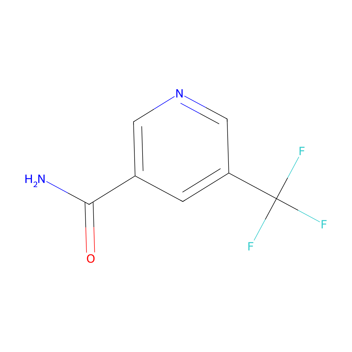 5-(TRifluoromethyl)pyridine-3-carboxamide molecular structure, CAS 1823366-94-4