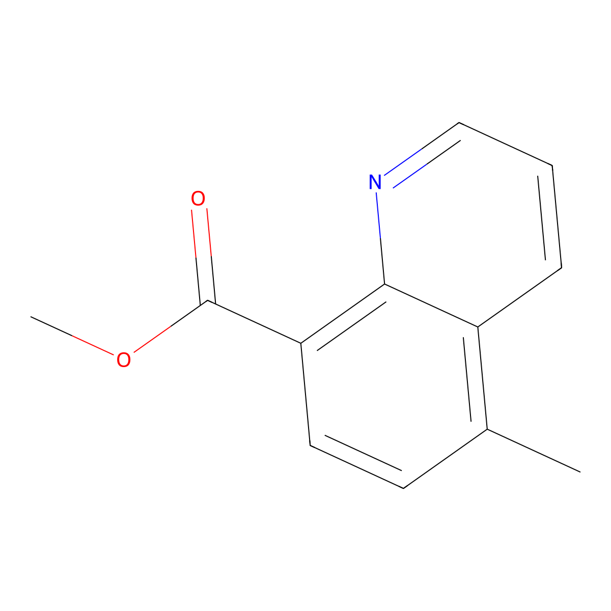 Methyl 5-methylquinoline-8-carboxylate molecular structure, CAS 1823367-72-1