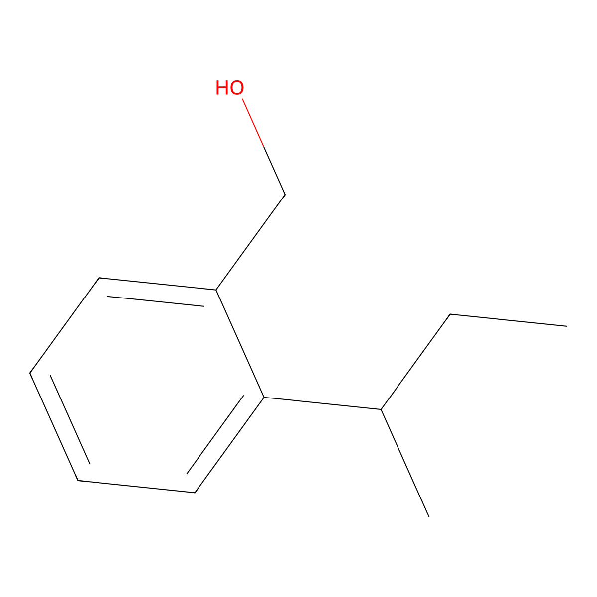[2-(Butan-2-yl)phenyl]methanol molecular structure, CAS 1823369-03-4